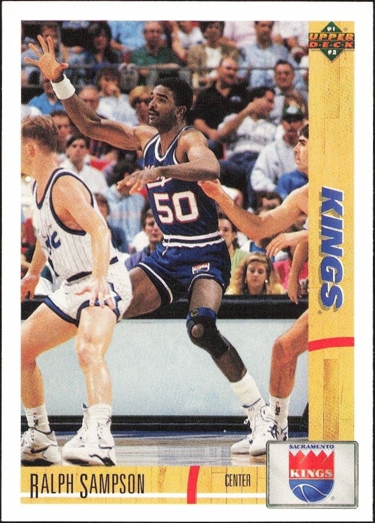 Ralph Sampson 1991-92 Upper Deck #397 Basketball Trading Card - Front 1991-92 Upper Deck Ralph Sampson #397 basketball trading card front