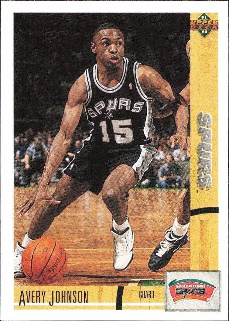 1991-92 Upper-Deck Avery Johnson #394 trading card