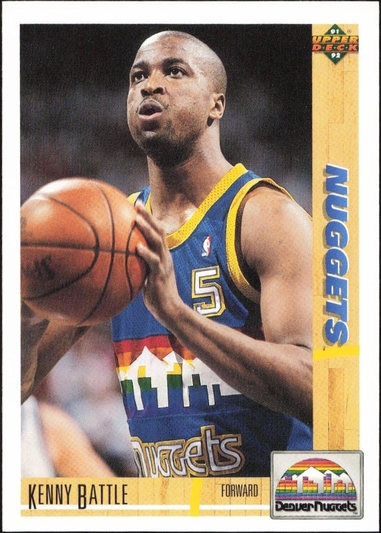1991-92 Upper-Deck Kenny Battle #209 trading card