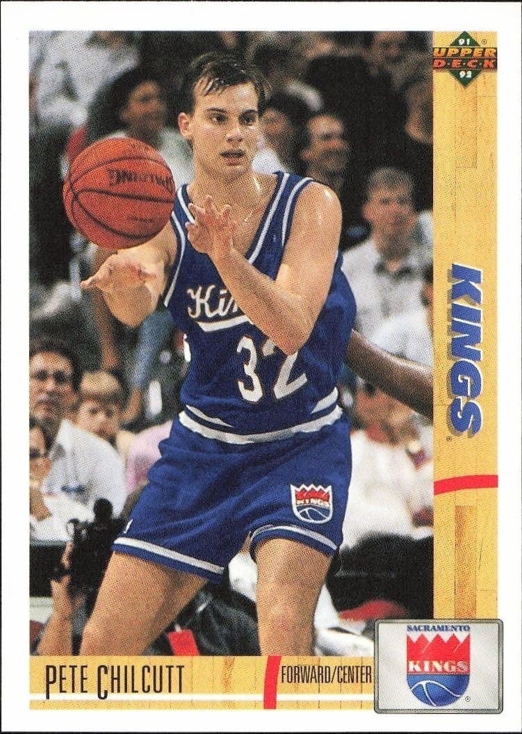 Pete Chilcutt 1991-92 Upper Deck #415 Basketball Trading Card - Front 1991-92 Upper Deck Pete Chilcutt #415 basketball trading card front