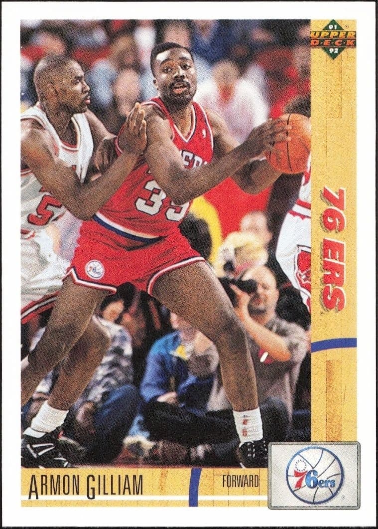1991-92 Upper-Deck Armon Gilliam #390 trading card
