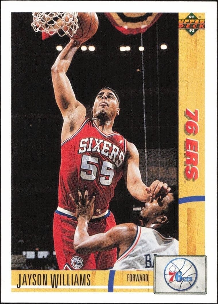1991-92 Upper-Deck Jayson Williams #191 trading card
