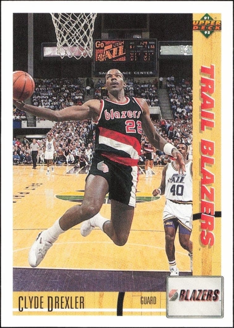 1991-92 Upper-Deck Clyde Drexler #357 trading card