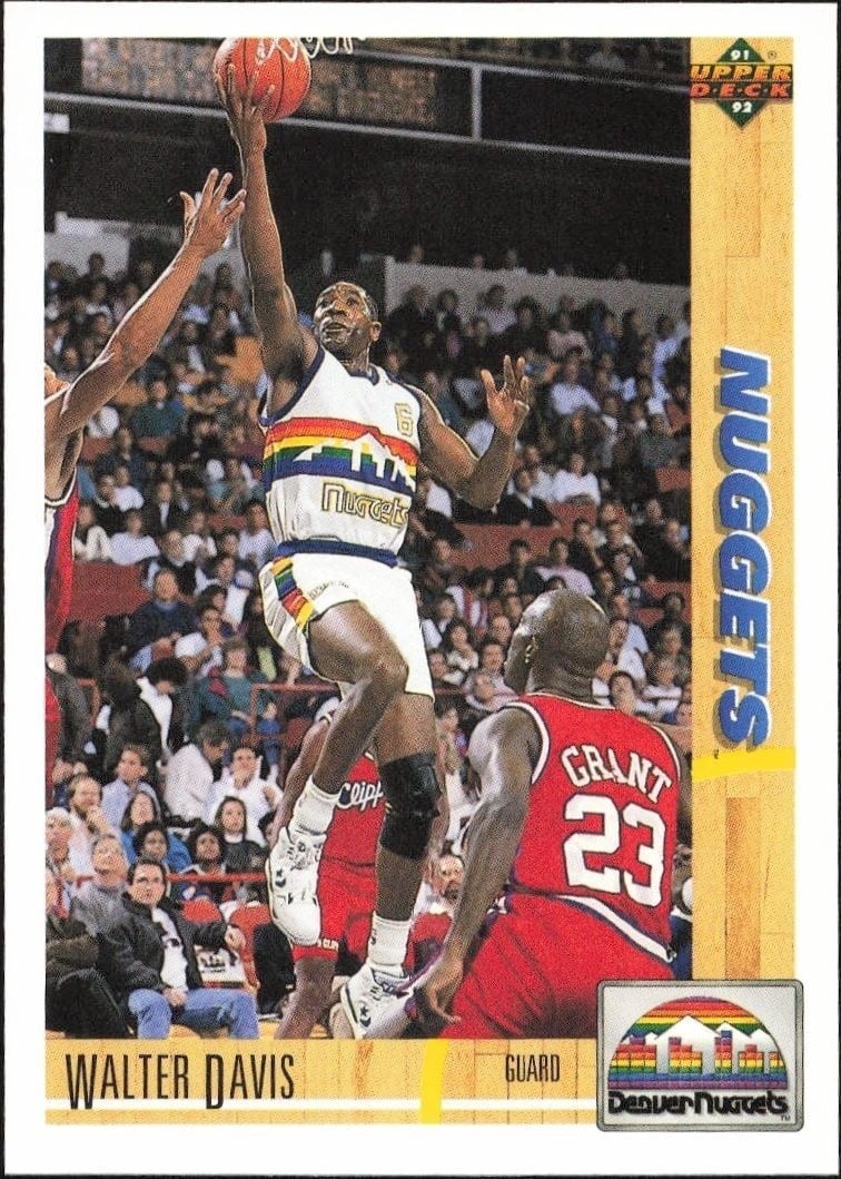 1991-92 Upper-Deck Walter Davis #422 trading card