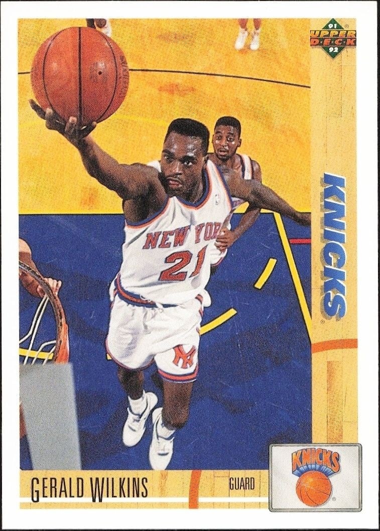 1991-92 Upper-Deck Gerald Wilkins #234 trading card