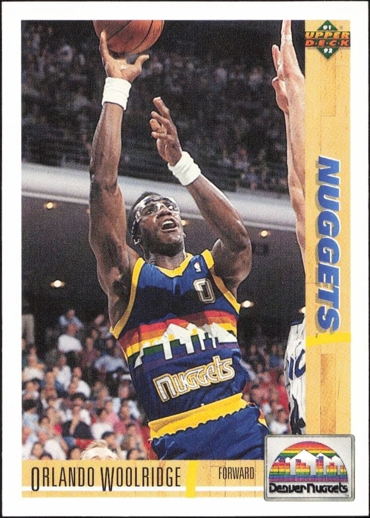 1991-92 Upper-Deck Orlando Woolridge #352 trading card