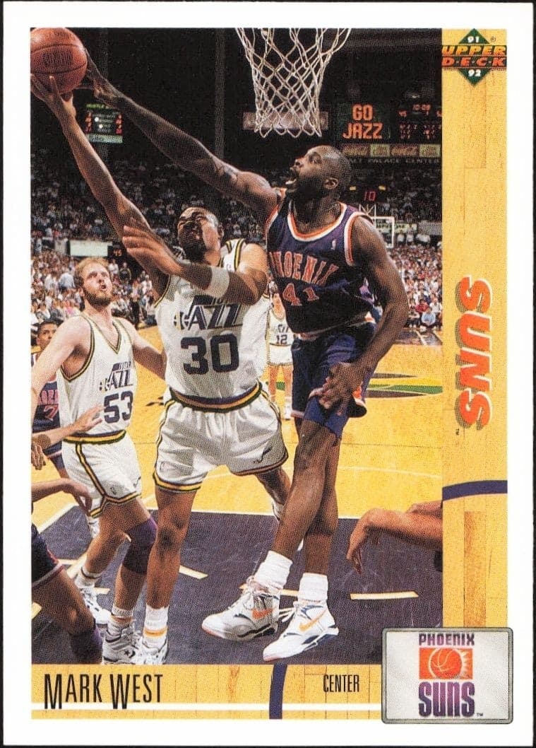 1991-92 Upper-Deck Mark West #115 trading card