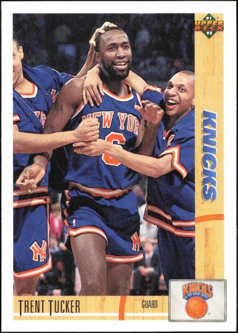 1991-92 Upper-Deck Trent Tucker #341 trading card