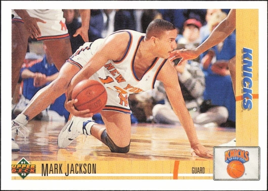 1991-92 Upper-Deck Mark Jackson #212 trading card
