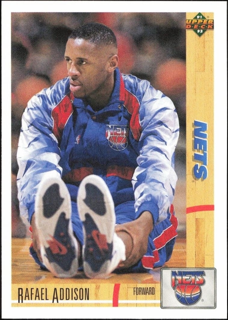 1991-92 Upper-Deck Rafael Addison #429 trading card