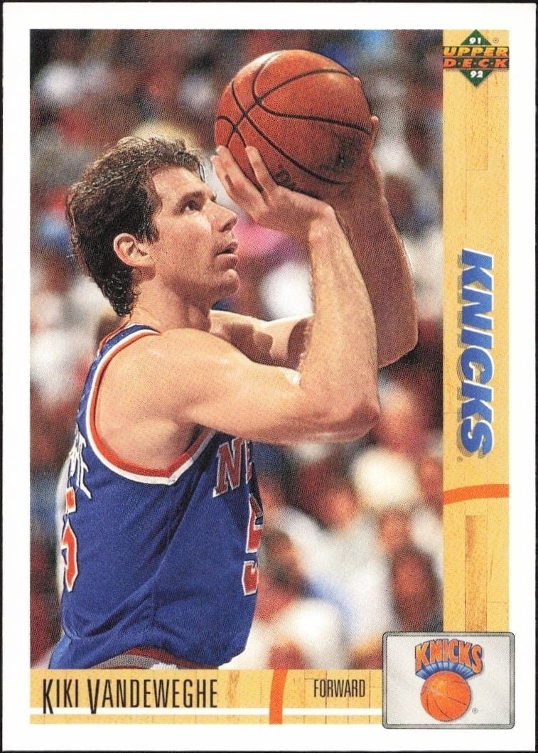 1991-92 Upper-Deck Kiki Vandeweghe #323 trading card