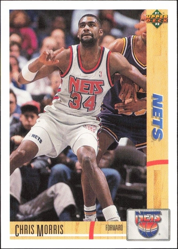 1991-92 Upper-Deck Chris Morris #339 trading card