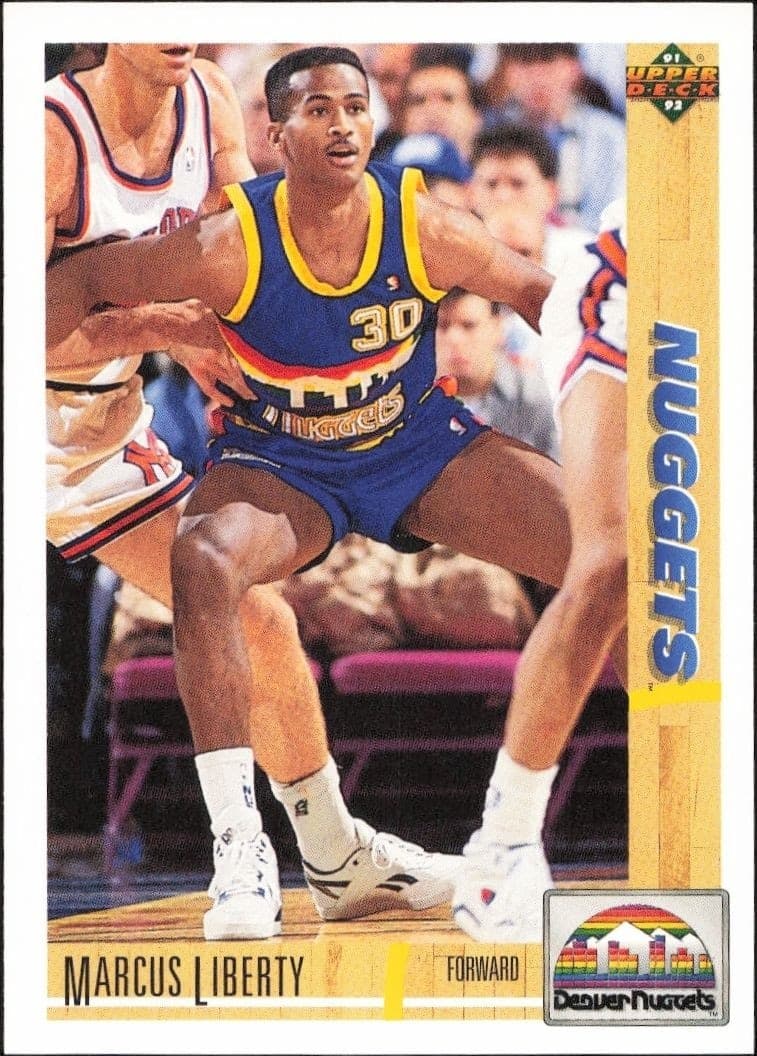 1991-92 Upper-Deck Marcus Liberty #222 trading card