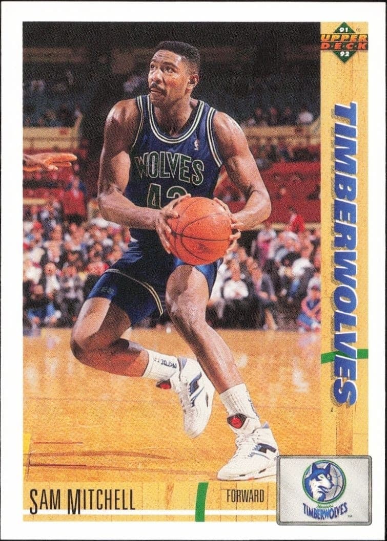 1991-92 Upper-Deck Sam Mitchell #309 trading card