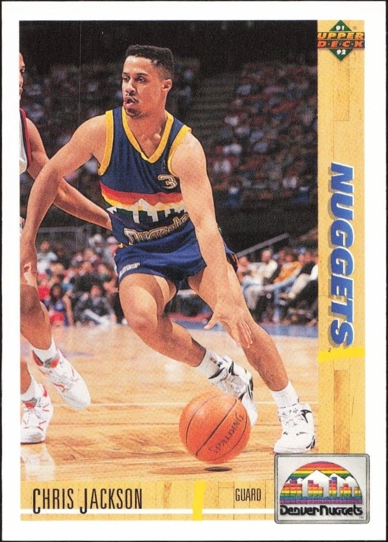 1991-92 Upper-Deck Chris Jackson #319 trading card