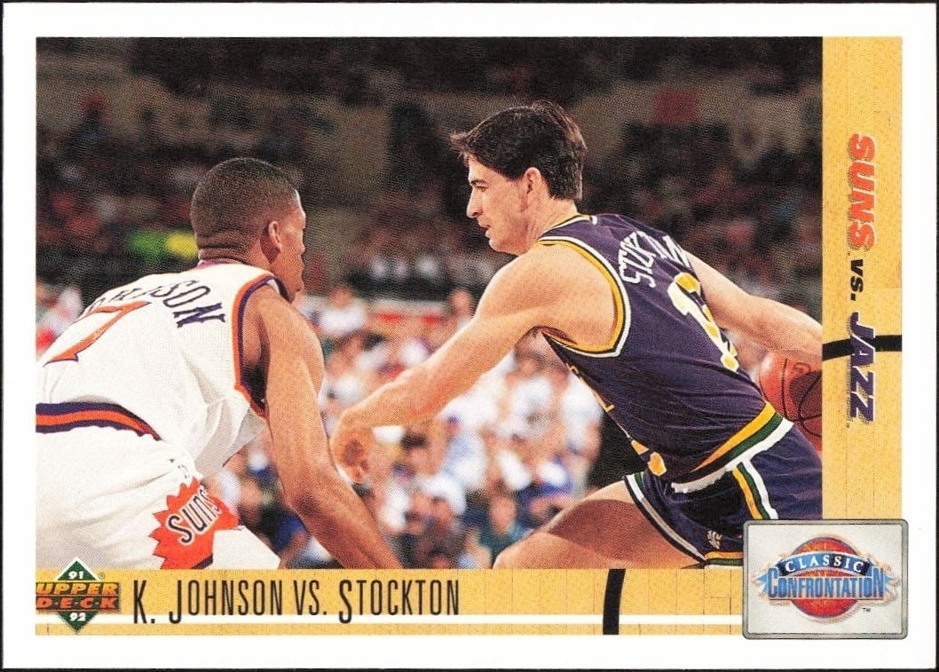 1991-92 Upper-Deck Kevin Johnson #32 trading card