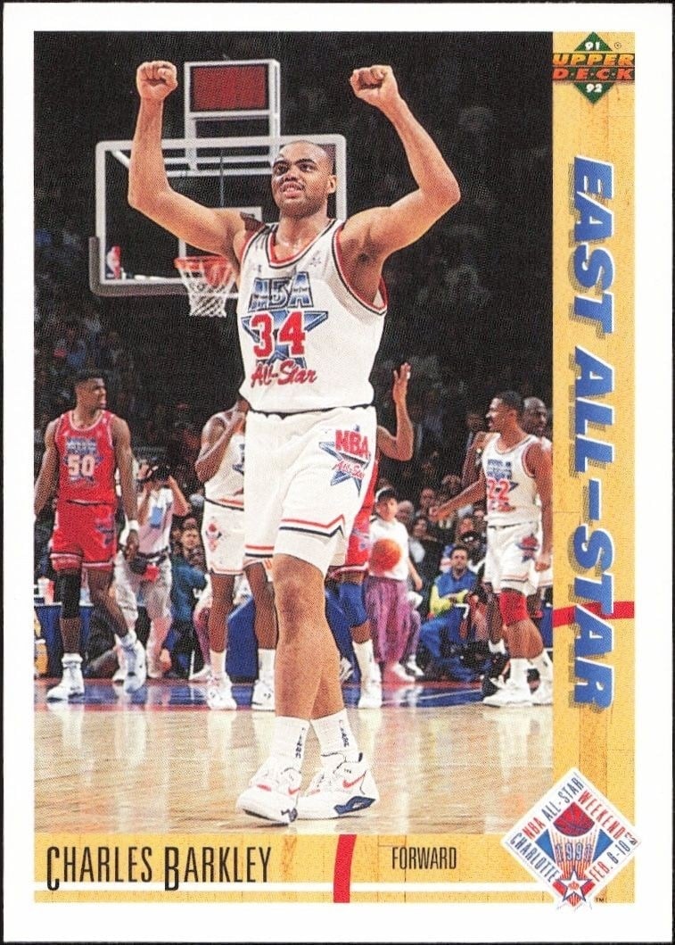 1991-92 Upper-Deck Charles Barkley #70 trading card