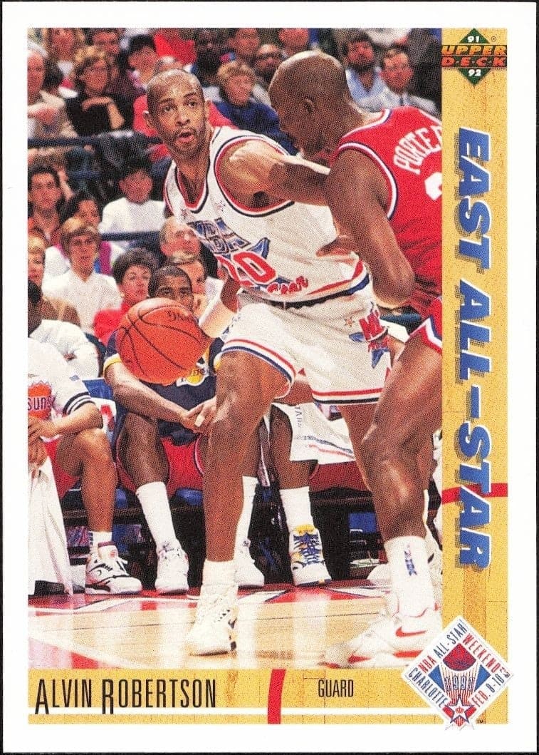1991-92 Upper-Deck Alvin Robertson #64 trading card