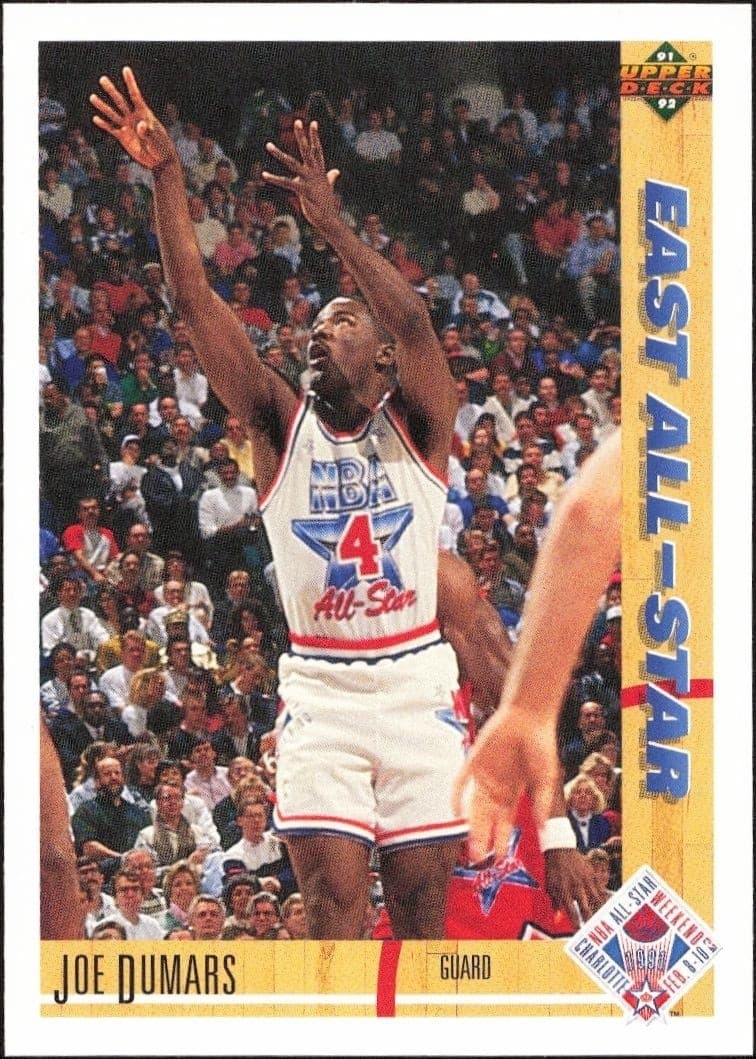 1991-92 Upper-Deck Joe Dumars #61 trading card
