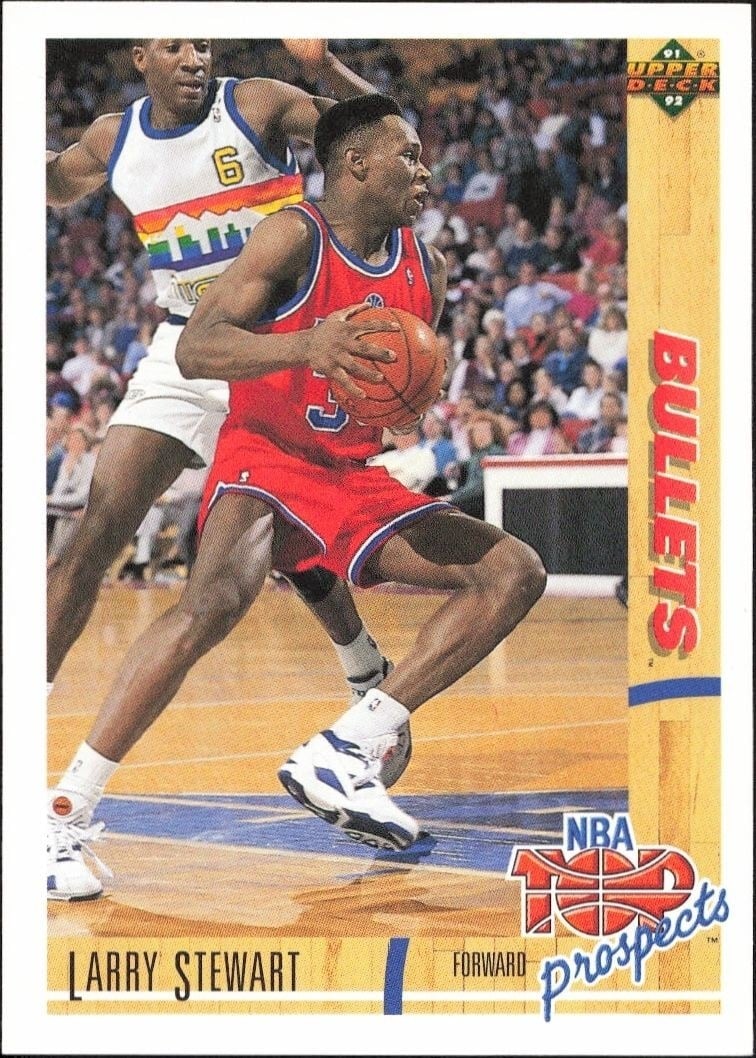 1991-92 Upper-Deck Larry Stewart #440 trading card
