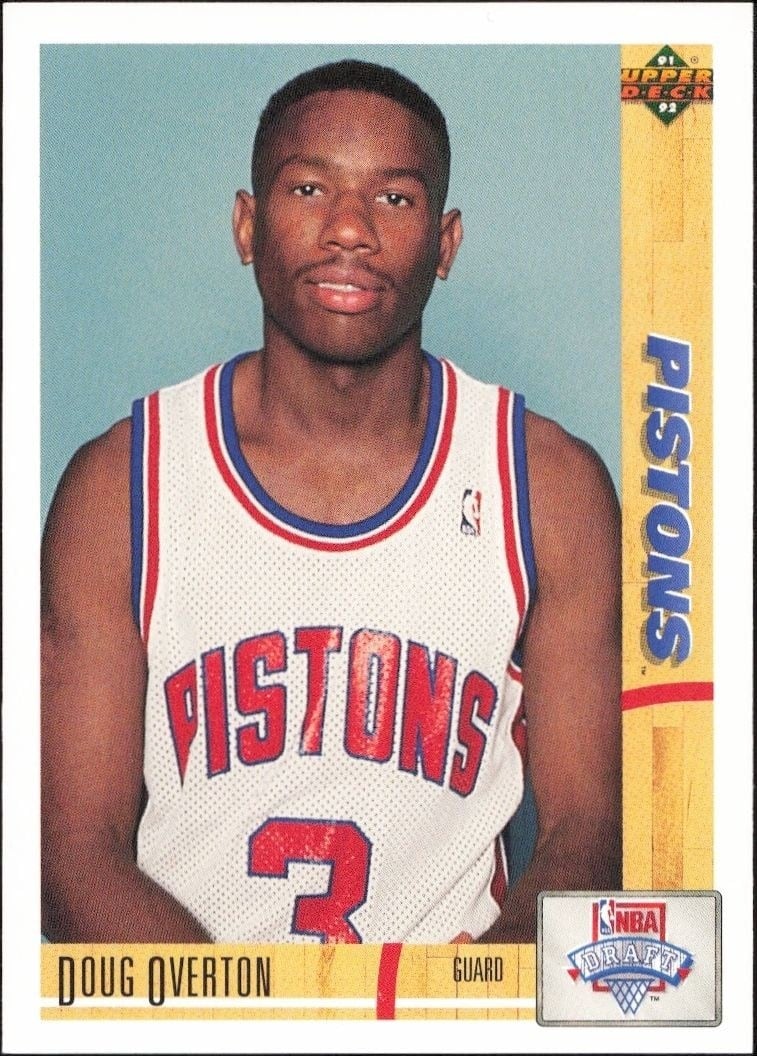 1991-92 Upper-Deck Doug Overton #20 trading card