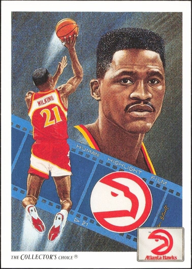 1991-92 Upper-Deck Dominique Wilkins #79 trading card
