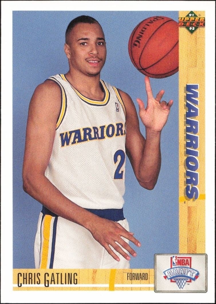 1991-92 Upper-Deck Chris Gatling #9 trading card