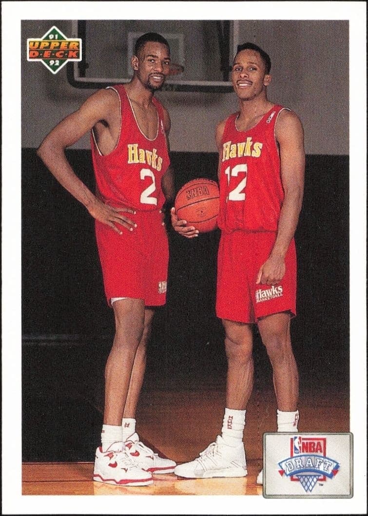 1991-92 Upper-Deck Stacey Augmon #1 trading card