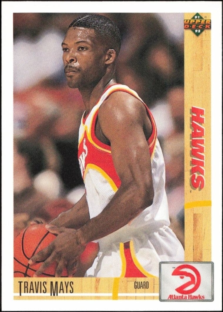 1991-92 Upper-Deck Travis Mays #494 trading card