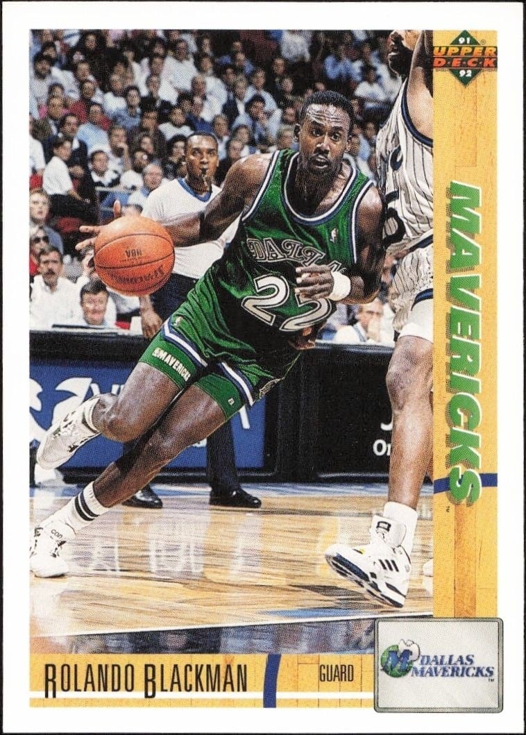 1991-92 Upper-Deck Rolando Blackman #154 trading card