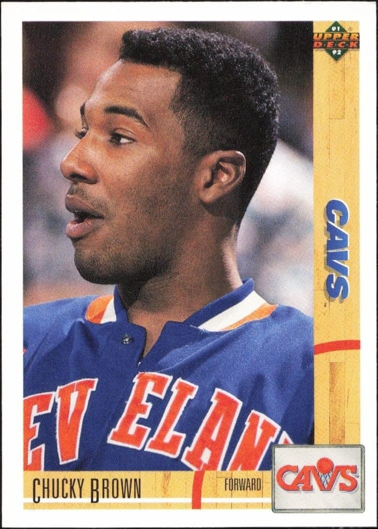 1991-92 Upper-Deck Chucky Brown #393 trading card