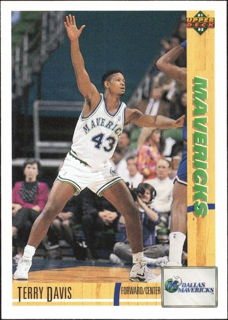 1991-92 Upper-Deck Terry Davis #423 trading card