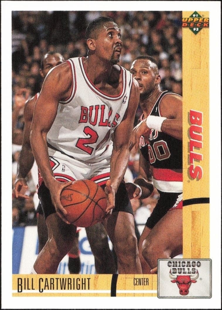1991-92 Upper-Deck Bill Cartwright #189 trading card