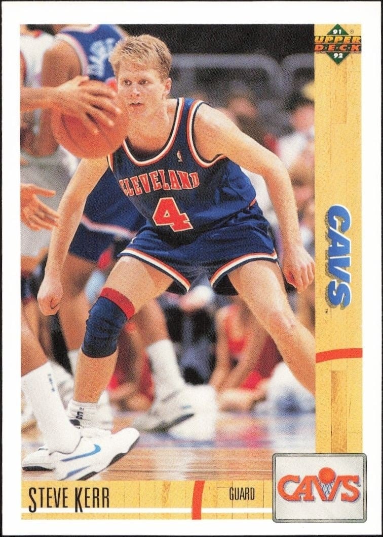 1991-92 Upper-Deck Steve Kerr #208 trading card