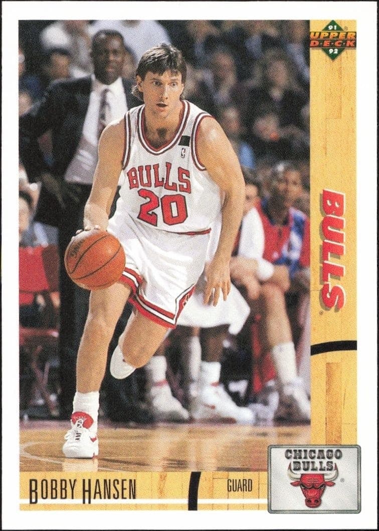 1991-92 Upper-Deck Bobby Hansen #408 trading card