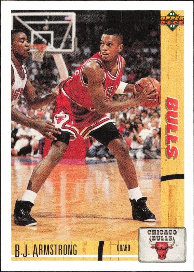 1991-92 Upper-Deck B.J. Armstrong #184 trading card