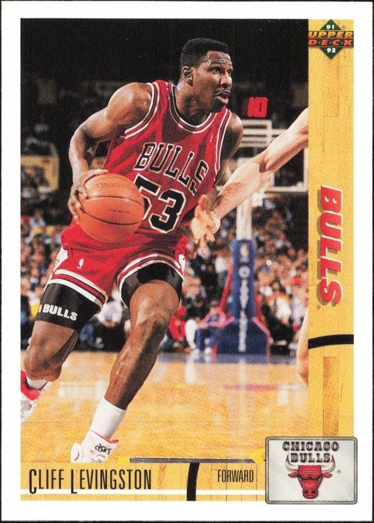 1991-92 Upper-Deck Cliff Levingston #187 trading card