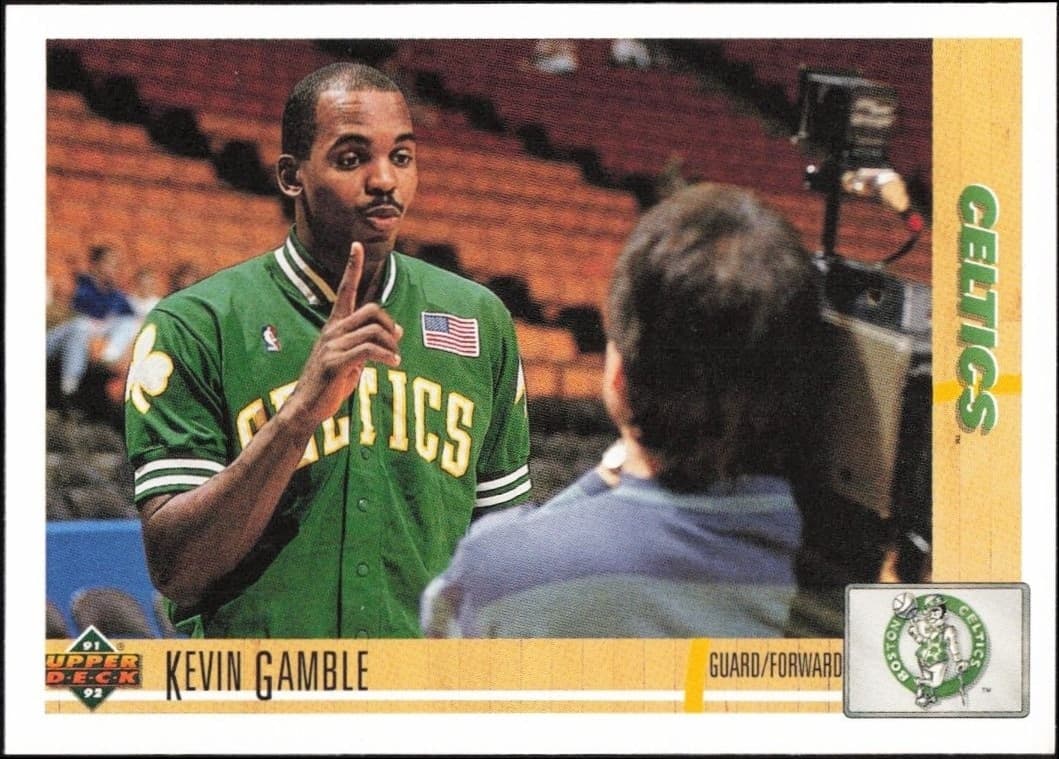 1991-92 Upper-Deck Kevin Gamble #170 trading card