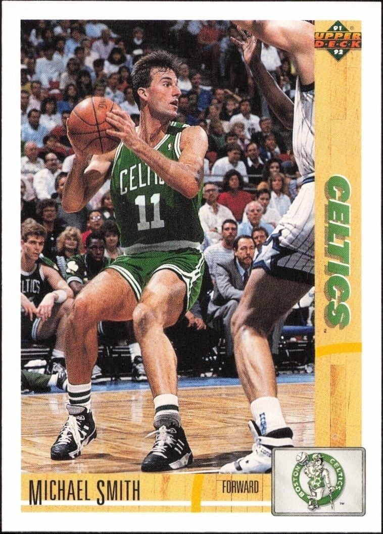 1991-92 Upper-Deck Michael Smith #121 trading card