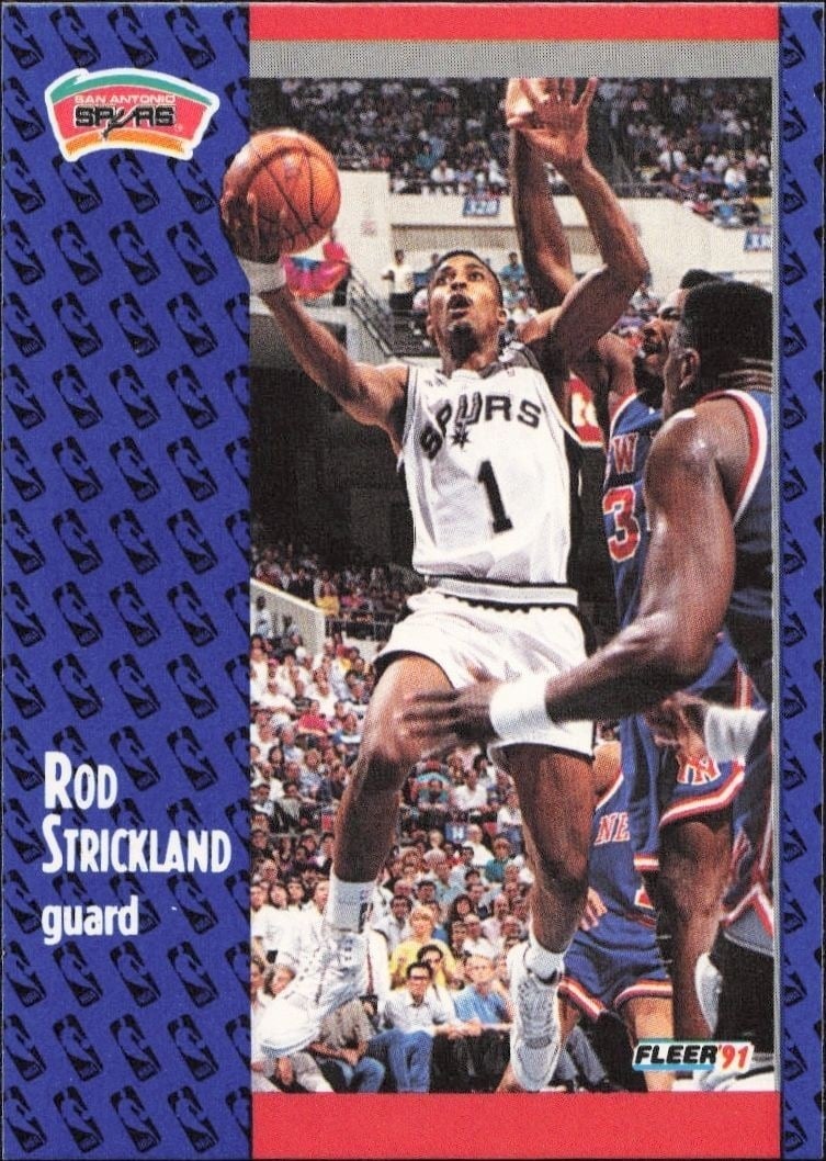 1991-92 Fleer Rod Strickland #188 trading card