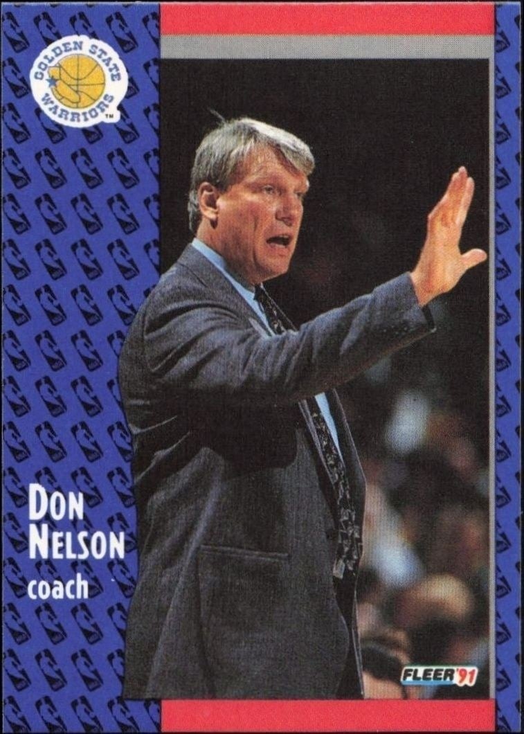 1991-92 Fleer Don Nelson #70 trading card