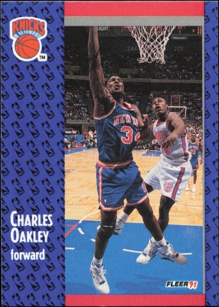 1991-92 Fleer Charles Oakley #138 trading card