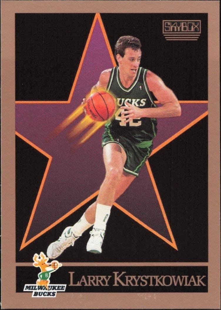 1990-91 Skybox Larry Krystkowiak #160 trading card