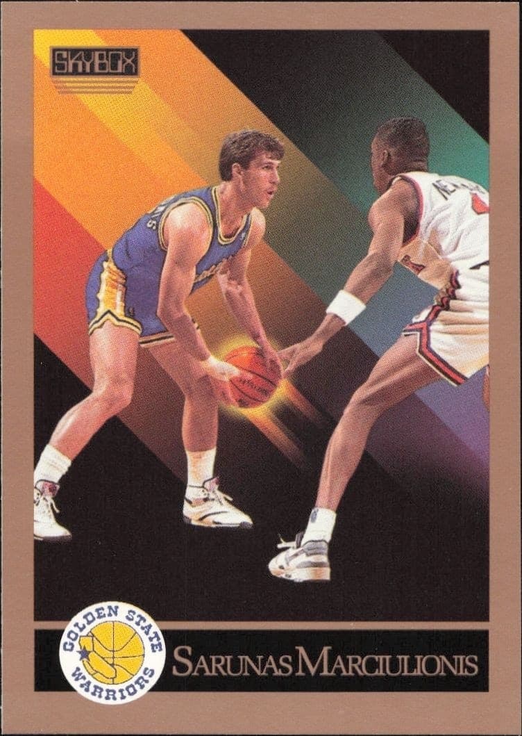 1990-91 Skybox Sarunas Marciulionis #97 trading card
