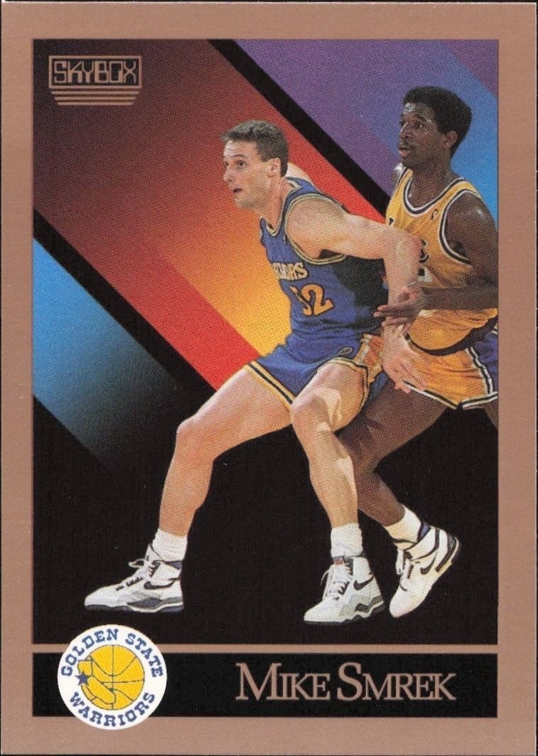 1990-91 Skybox Mike Smrek #101 trading card