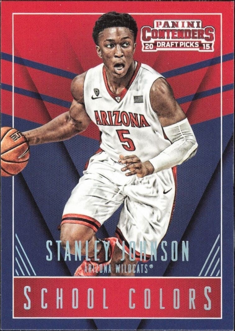 2015-16 Panini Contenders Draft Picks Stanley Johnson #42 trading card