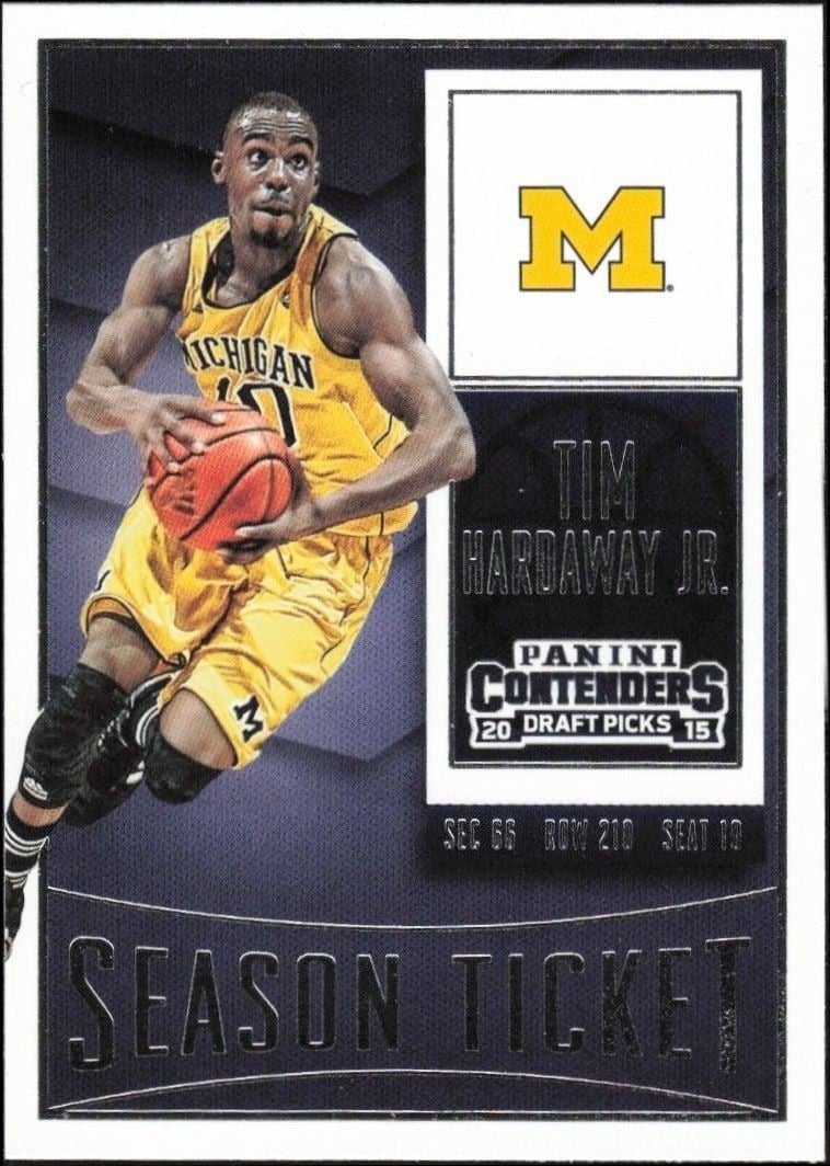 Tim Hardaway Jr. 2015-16 Panini Contenders Draft Picks #90 Basketball Trading Card - Front 2015-16 Panini Contenders Draft Picks Tim Hardaway Jr. #90 basketball trading card front