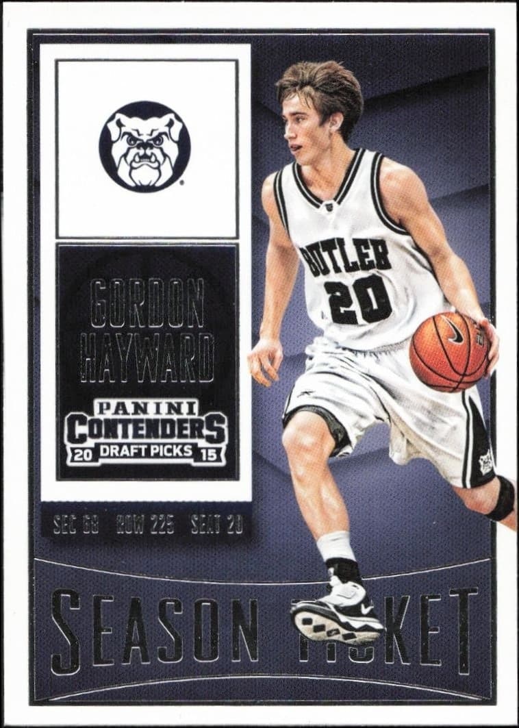 2015-16 Panini Contenders Draft Picks Gordon Hayward #36 trading card