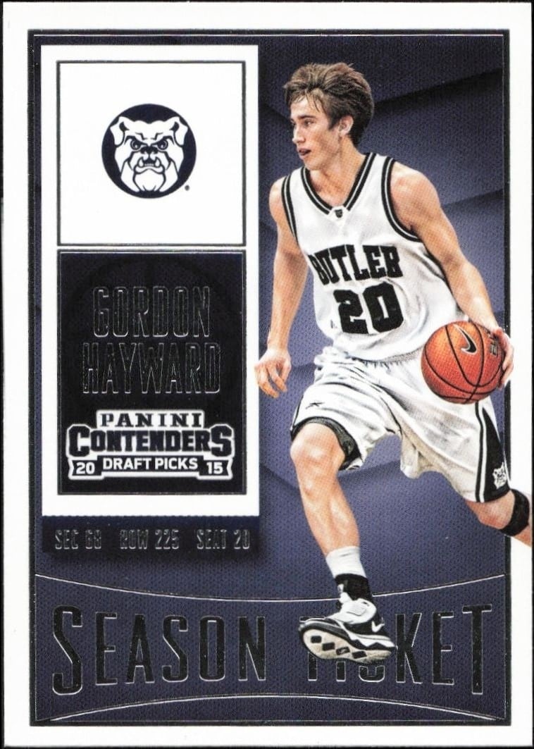 Gordon Hayward 2015-16 Panini Contenders Draft Picks #36 Basketball Trading Card - Front 2015-16 Panini Contenders Draft Picks Gordon Hayward #36 basketball trading card front