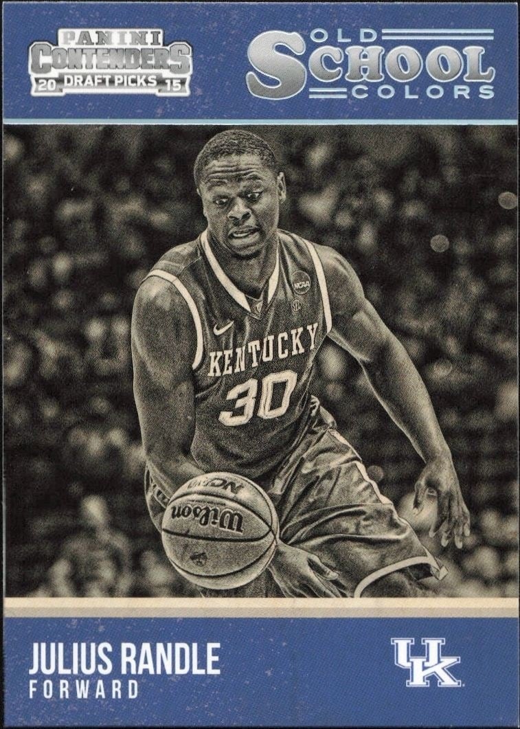 Julius Randle 2015-16 Panini Contenders Draft Picks #16 Basketball Trading Card - Front 2015-16 Panini Contenders Draft Picks Julius Randle #16 basketball trading card front